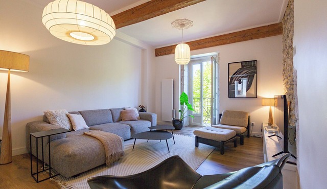 Apartment 'Aux Portes Du Vercors' with Mountain View, Balcony and Wi-Fi