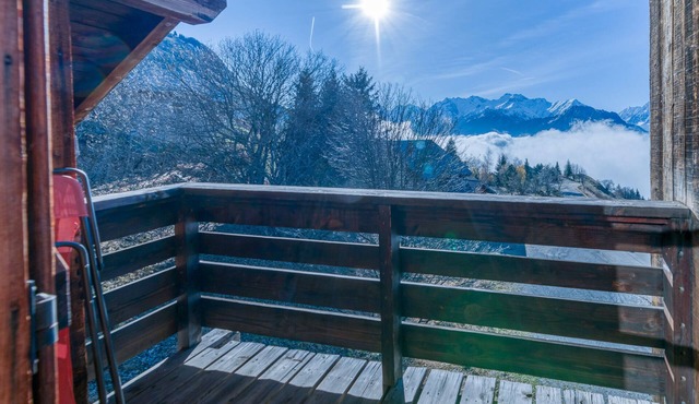 Apartment 'Bercail 5 Appt Plein Sud 3 Étoiles' with Mountain View and Balcony