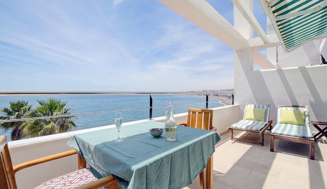 Apartment "Boulevard 205" with Sea View, Pool, Balcony, Terrace & Garden