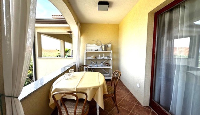 Apartment Branko I with balcony and sea view in Porec, Istria