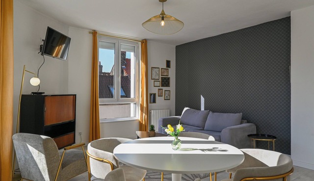 Apartment Calais Chic 2/4 persons.