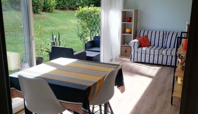 Apartment Château d'Arcadie, 67m2, terrace and garage. The whole of Biarritz on foot!