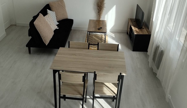 Apartment close to town center, restaurants and shops, free parking