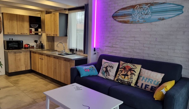 Apartment-Comfort-Ensuite with Bath-Terrace-Meublée de tourisme