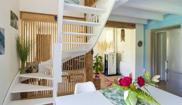Apartment 'Confortable Appartement Arbonne' with Shared Pool, Private Terrace and Wi-Fi