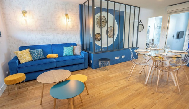 Apartment "COZY" (50m²) ideally located - Free private parking