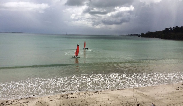 Apartment direct access to the beach