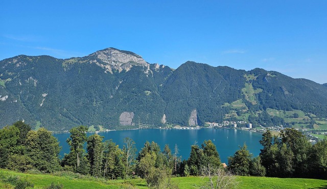 Apartment Edelweiss – stunning lake & mountain view, peaceful, sunny, terrasse