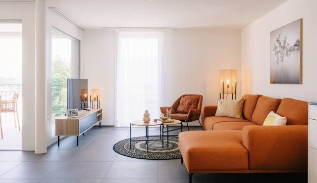 Apartment Eiger with lake and mountain view