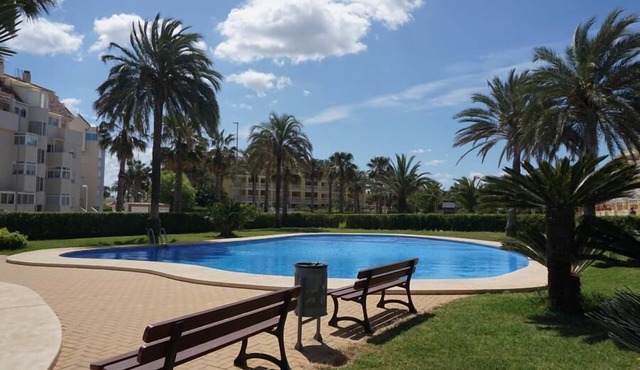 Apartment ESTRELLA DEL MAR II in first line of the beach of Denia