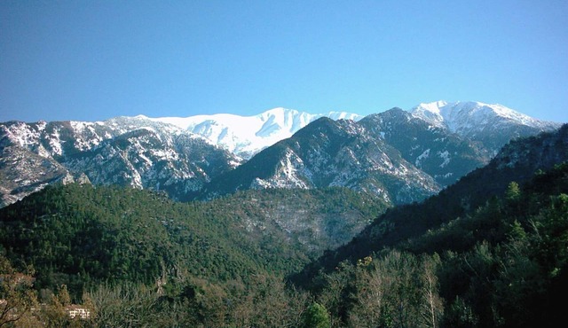 Apartment 'F1 Massif Du Canigou' with Mountain View, Shared Garden and Balcony