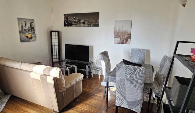 Apartment F2 Orléans 42m², parking, sleeps 4