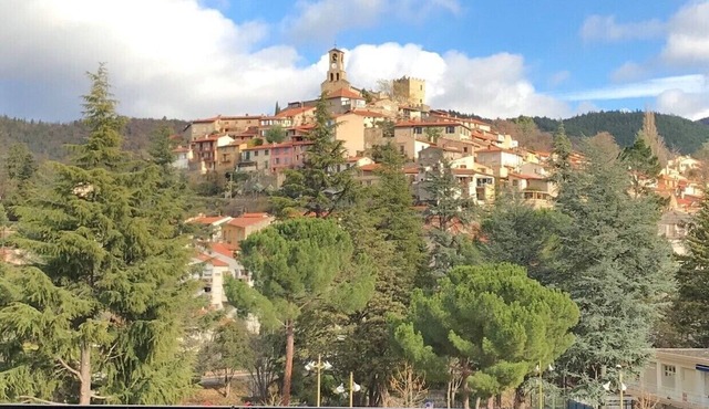Apartment F2 + terrace - rated 3 stars - with village and Canigou views