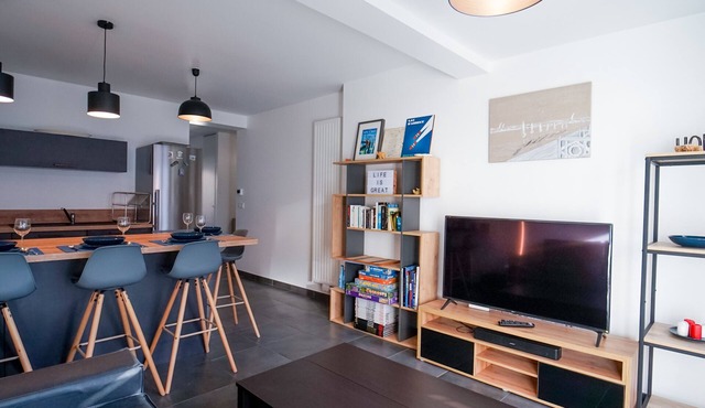 Apartment for 4 people with tennis condominium