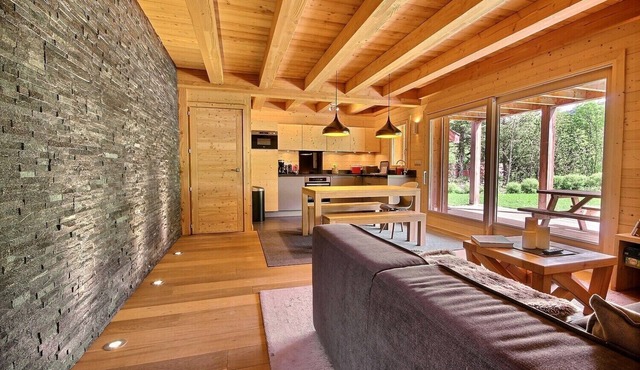 Apartment in chalet 5 minutes from the slopes and from the cross-country ski trails