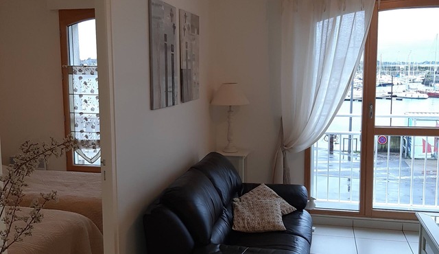 Apartment overlooking the port of Saint Vaast la Hougue