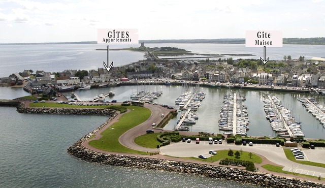 apartment on the port of st vaast with terrace sea view classified 3 stars