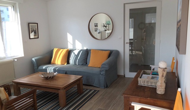 Apartment-house in Wimereux, 50m from the beach with garden, garage and wi fi