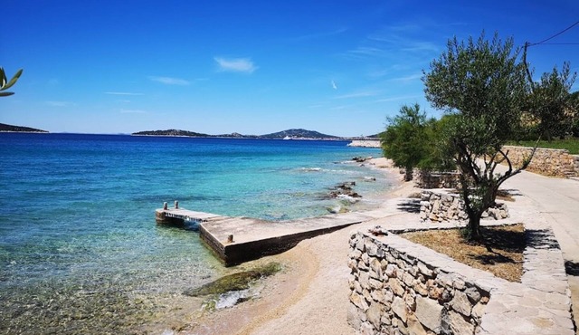 Apartment Delfin - sea view: A4 zuti(2+2) - Sepurine (Island Prvic), Riviera Sibenik, Croatia