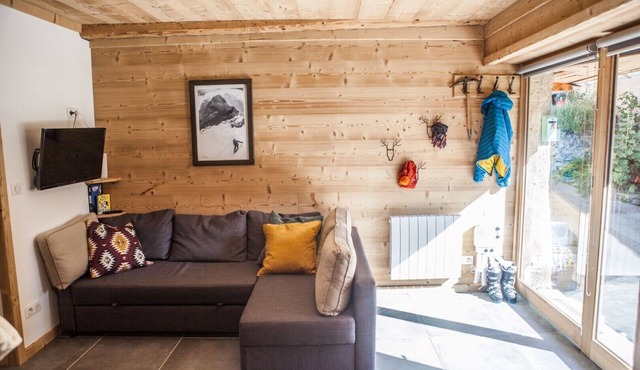 Apartment Huez village, duplex 45m2 renovated