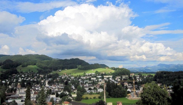 Apartment in a beautiful panoramic location in the forest in the Zurich Oberland