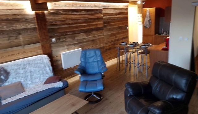 Apartment in a condominium on the edge of a forest.