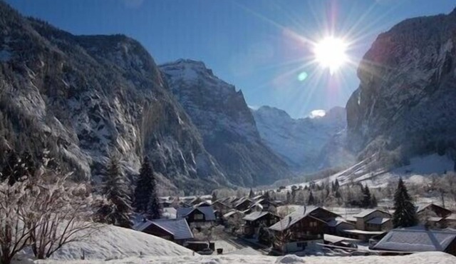 Apartment in a sunny location, across from the world-famous Staubbachfall