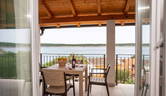Apartment in Barbat with Seaview, Balcony, Air condition (660-5)