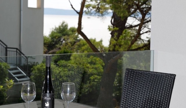 Apartment in Brela with Seaview, Terrace, Air condition, WIFI (3524-8)