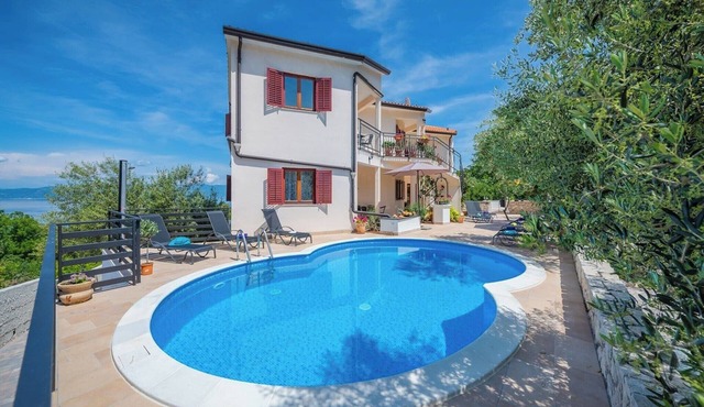 Apartment in Drenje with Heated Pool & Sea View