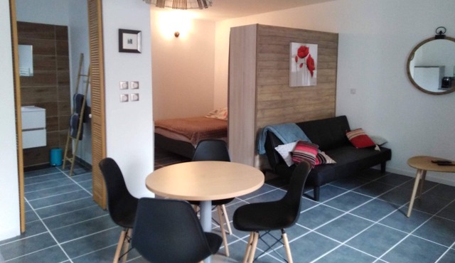 apartment in green surroundings, between Toulouse and the Pyrenees
