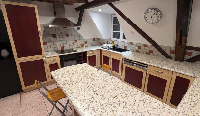 Apartment in half-timbered house