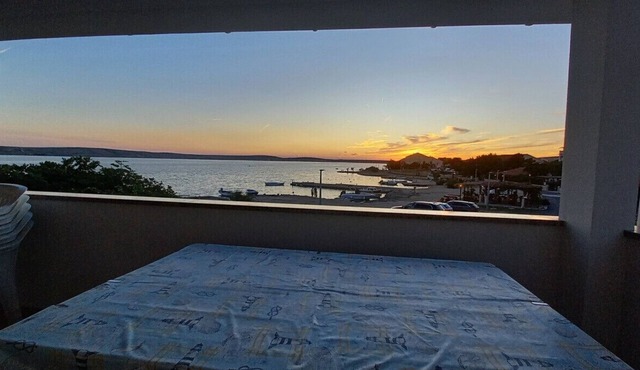 Apartment in Kustici with Seaview, Balcony, Air condition, WIFI (3597-1)