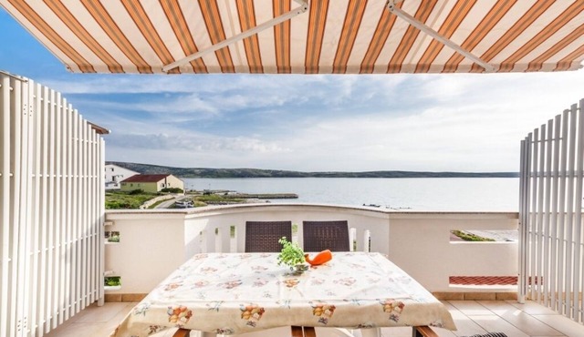Apartment in Kustici with Seaview, Balcony, Air condition, WIFI (3589-2)