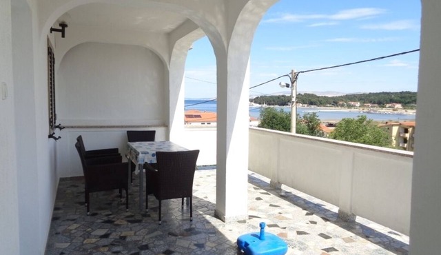 Apartment in Lopar with Seaview, Terrace, Air condition, WIFI (824-2)