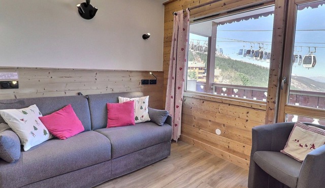 Apartment in Méribel, Quiet Area, 2 Rooms, 4 People, Balcony