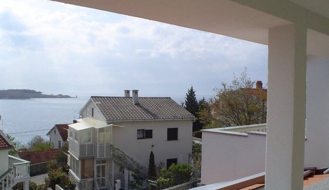 Apartment in Omišalj with Seaview, Terrace, Air condition, WIFI (3623-4)