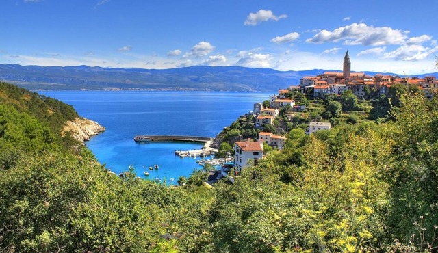 Apartment in Omišalj with Seaview, Balcony, Air condition, WIFI (3623-1)