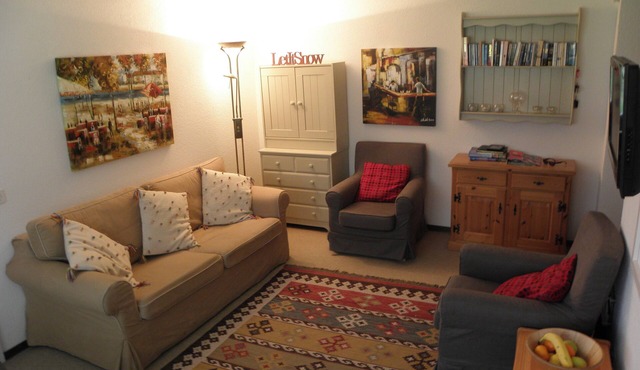 Apartment in picturesque glacier valley of Lauterbrunnen.