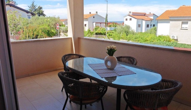 Apartment in Punat with Loggia, Air condition, WIFI, Washing machine (4534-1)