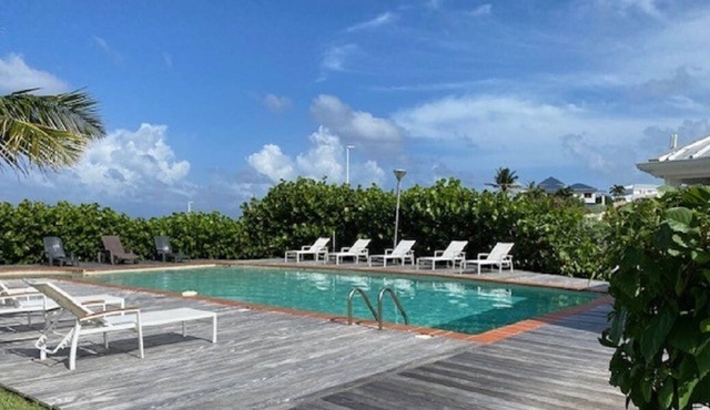 Apartment in residence with terrace and swimming pool, sea view