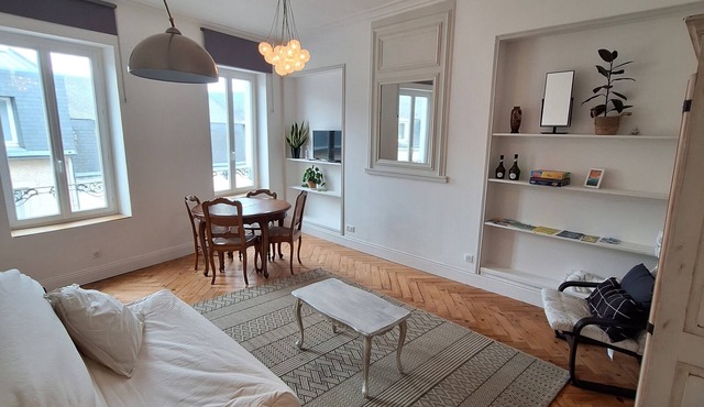Apartment in the center of Fécamp 1 km from the beach
