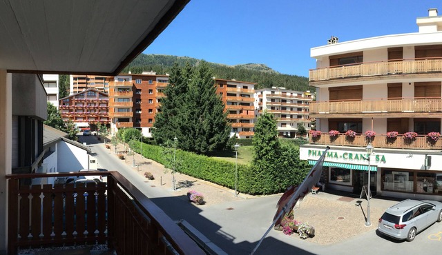 Apartment in the Center of Crans With Views towards the Mountains