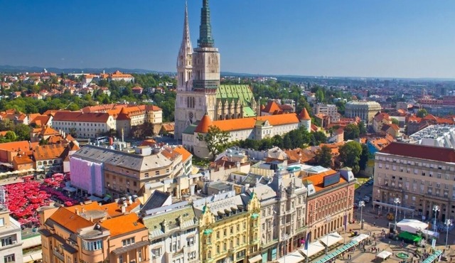 Apartment in Zagreb with Terrace, Air condition, WIFI, Washing machine (3798-1)