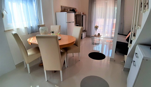 Apartment Kristina 400 m from the sandy beach + air condition + WiFi +dishwasher