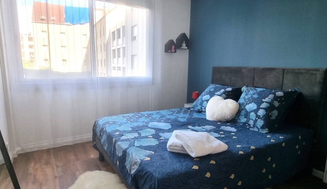 Apartment "La Bohème" * /2 mm walk from the thermal baths and Lake Allier