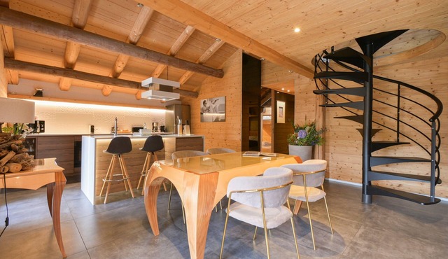 Apartment 'Le Lachat' with Mountain View, Balcony and Wi-Fi