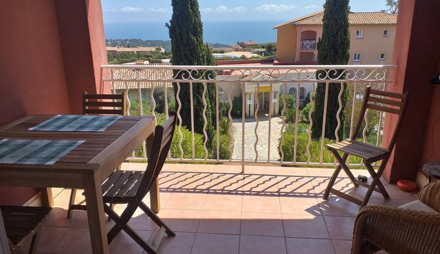 Apartment Le Hameau des Issambres, sea view of the Gulf of St Tropez