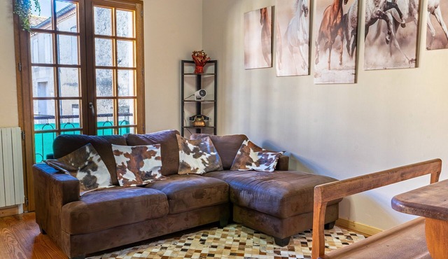 Apartment 'Le Nid De St Papoul' with Balcony and Wi-Fi