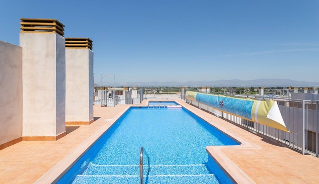 Apartment 'Luz De Almoradí' with Mountain View, Shared Pool and Air Conditioning